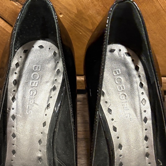 BCBGirls Black Patent Leather Heels - Picture 3 of 5